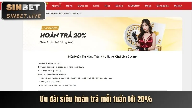 Ưu đãi chào mừng Lucky 8